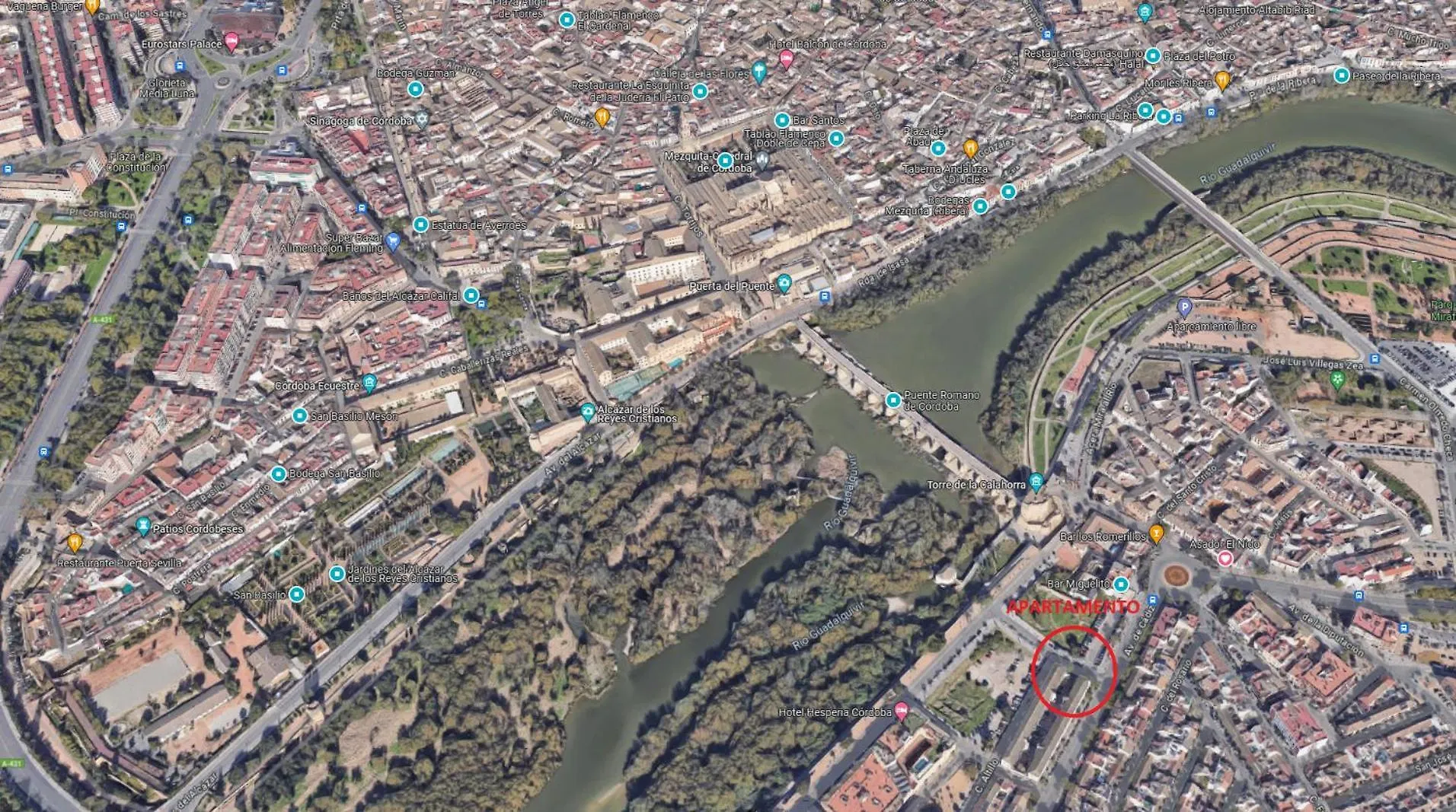 Apartamento Polvora, Junto Al Puente Romano Cordoba